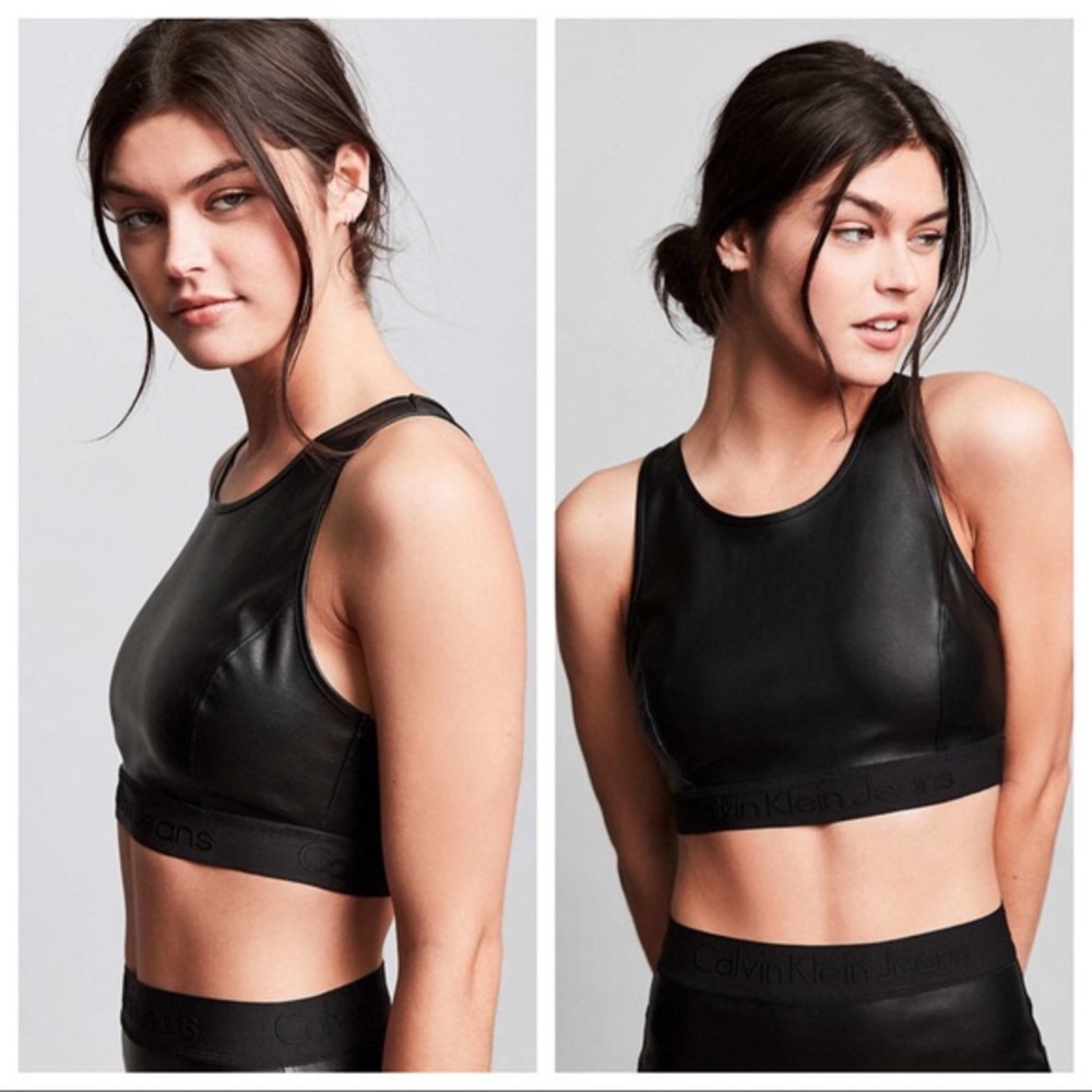 Leather Calvin Klein Bralette